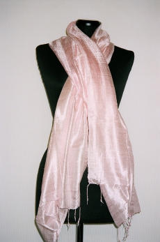 Silk scarf soft, ros�