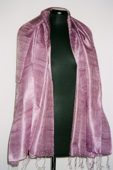 Silk scarf soft, flieder