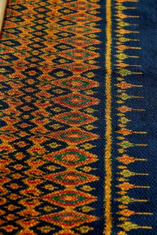 Ikat silk shawl - Design 2