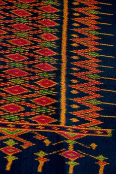 Ikat silk shawl - Design 4