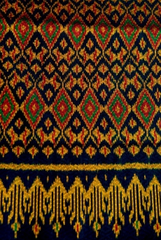 Ikat silk shawl - Design 6