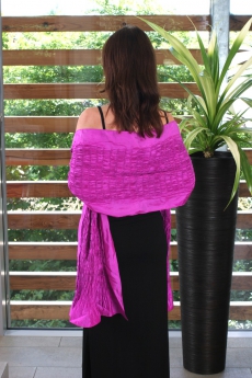 Smoked Shawl, purple