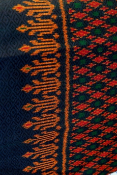 Ikat silk shawl - Design 1