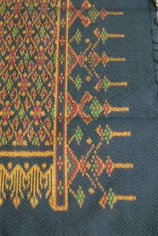 Ikat silk shawl - Design 5