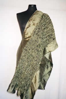 Smoked Shawl, green