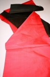 2-type Silk scarf red/black