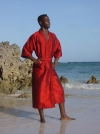 Kimono "uni basics" ruby red