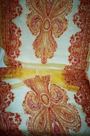 Organza Schal, yellow