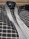 XXL Kimono "karo" black - silver