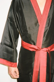 Kimono "special edition" black - ruby red