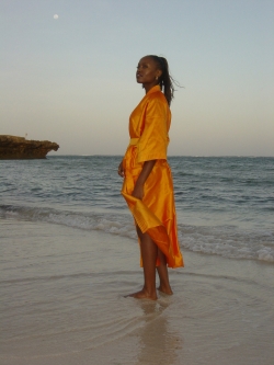 Kimono "uni basics" orange