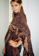Smoked Shawl, brown