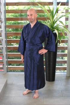 Kimono "uni basics" night blue