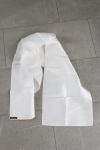 1-type Silk scarf, white