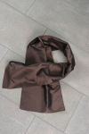 1-type Silk scarf, brown