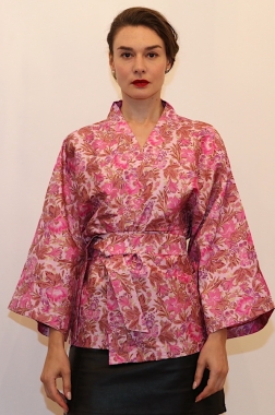 Kimono-Jacke Blumen